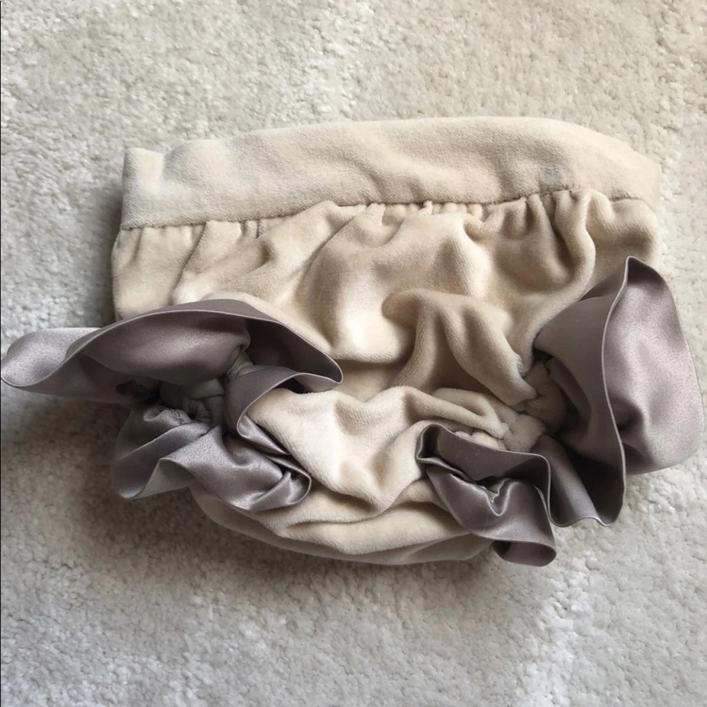 Casilda y Jimena velvet and satin bloomers 6 month